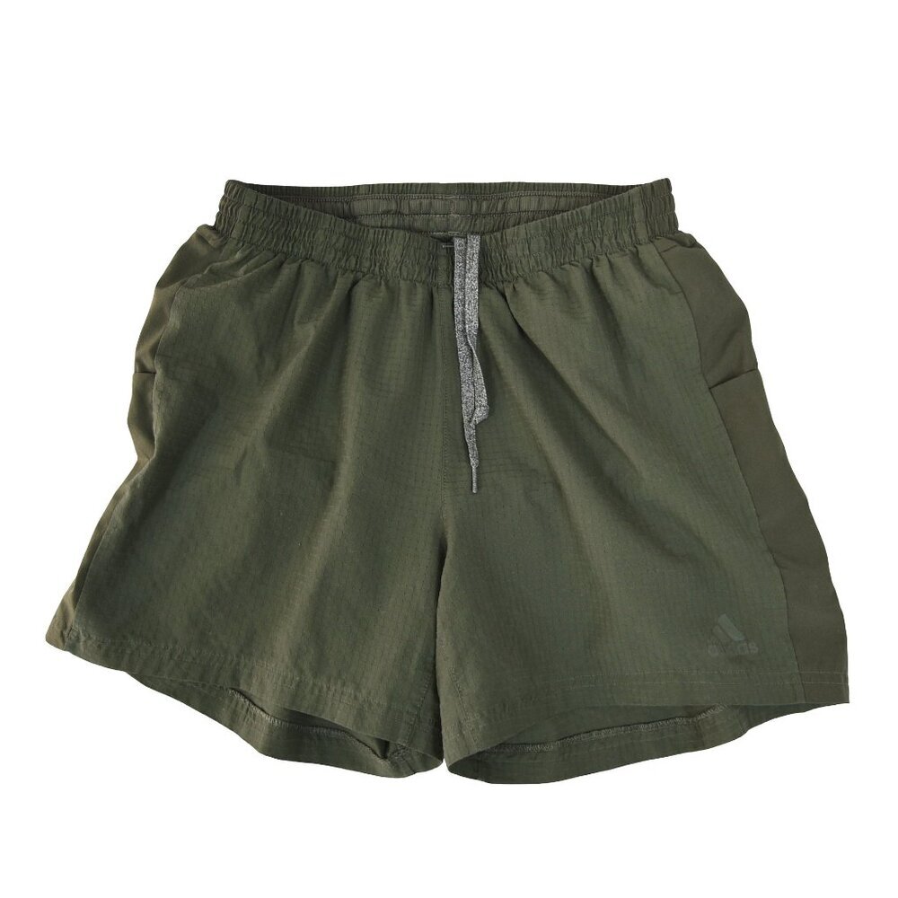 Adidas Climacool Running Shorts M 5” Olive Green Gym Training Active - Picture 2 of 9
